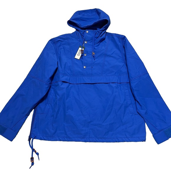 Alpine Design Other - Alpine Design Anorak Pullover Jacket Mens L Blue Hooded Wind Water Resistant NWT